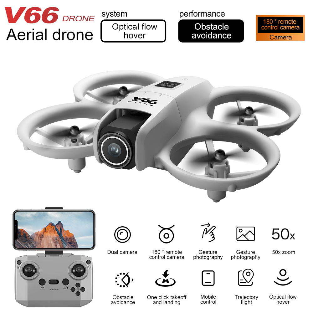 New V66 Mini Drone HD Camera 4 - Drone Surveying บทวิจารณ์และราคา