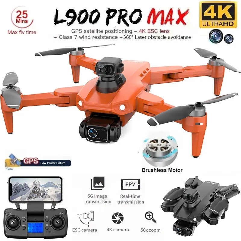 L900 Pro MAX GPS Drone 4K Prof - Drone Surveying บทวิจารณ์และราคา