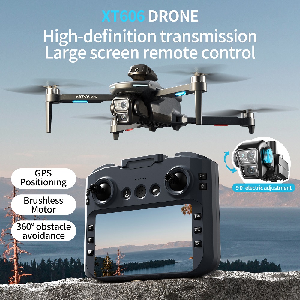 XT606 MAX 3 battery Drone 4k 8 - Drone Thermal Imaging บทวิจารณ์และราคา