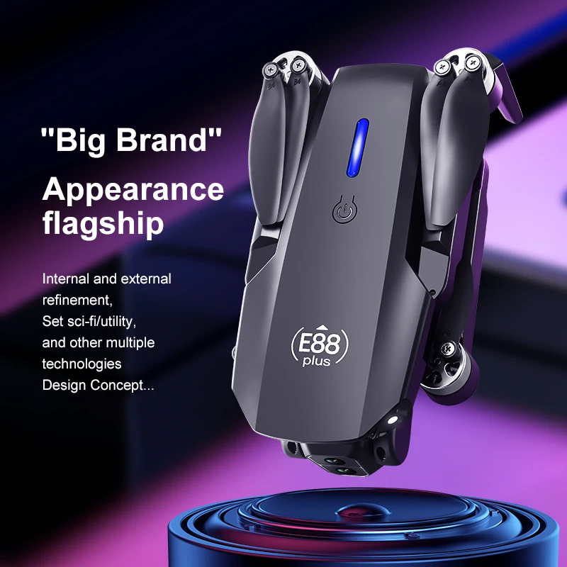 New E88 Plus Quadcopter Drone: - Drone Aerial Photography บทวิจารณ์และราคา