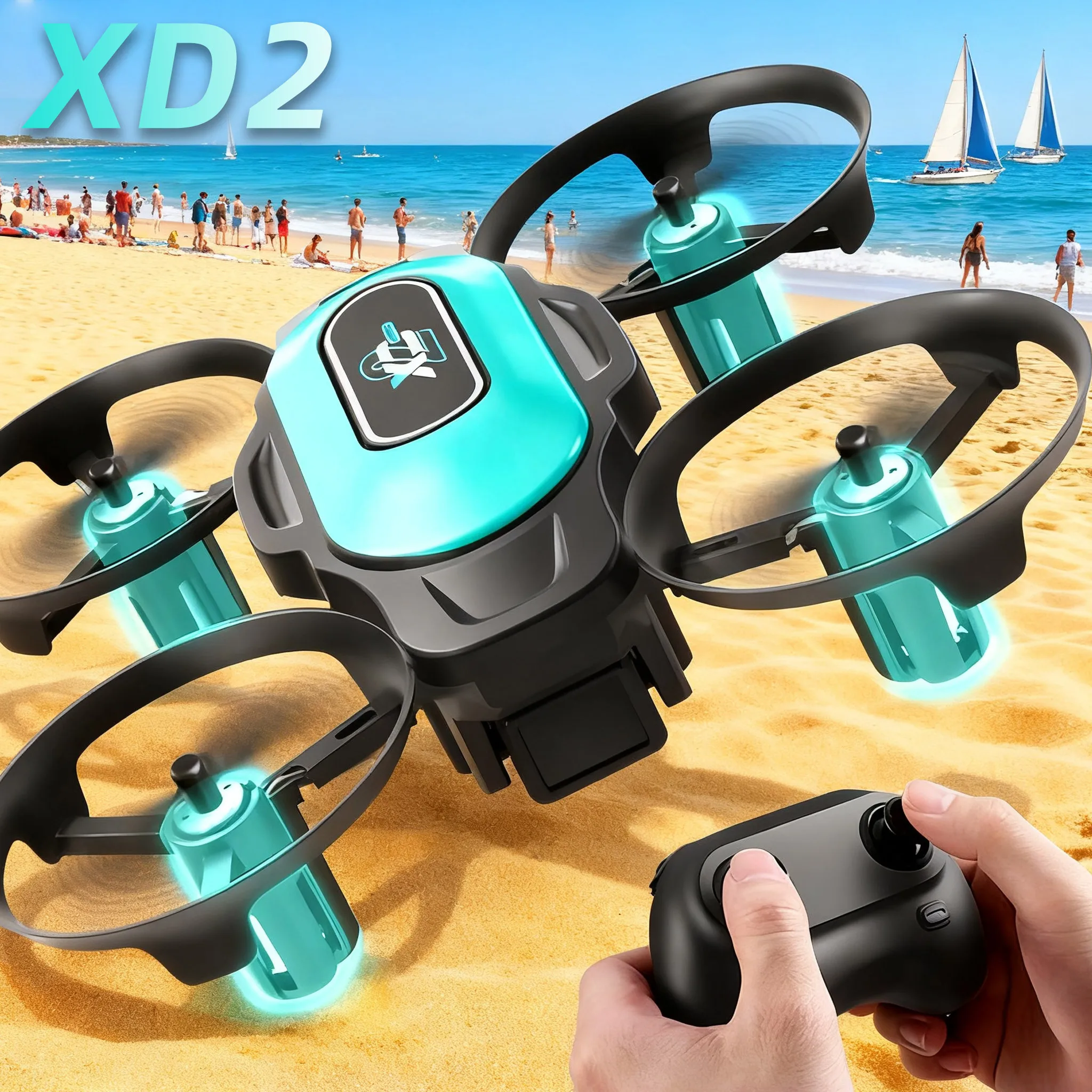 XD2 Mini Drone, 360° Stunt Fli - Drone Video Production บทวิจารณ์และราคา