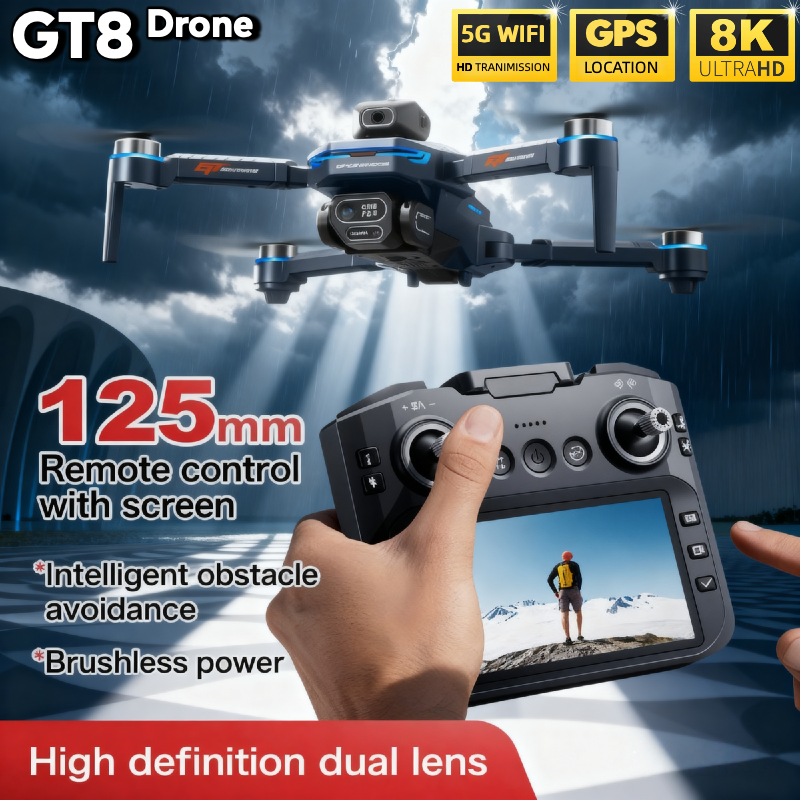 For Genuine GT8 Drone 4K Profe - Drone Thermal Imaging บทวิจารณ์และราคา