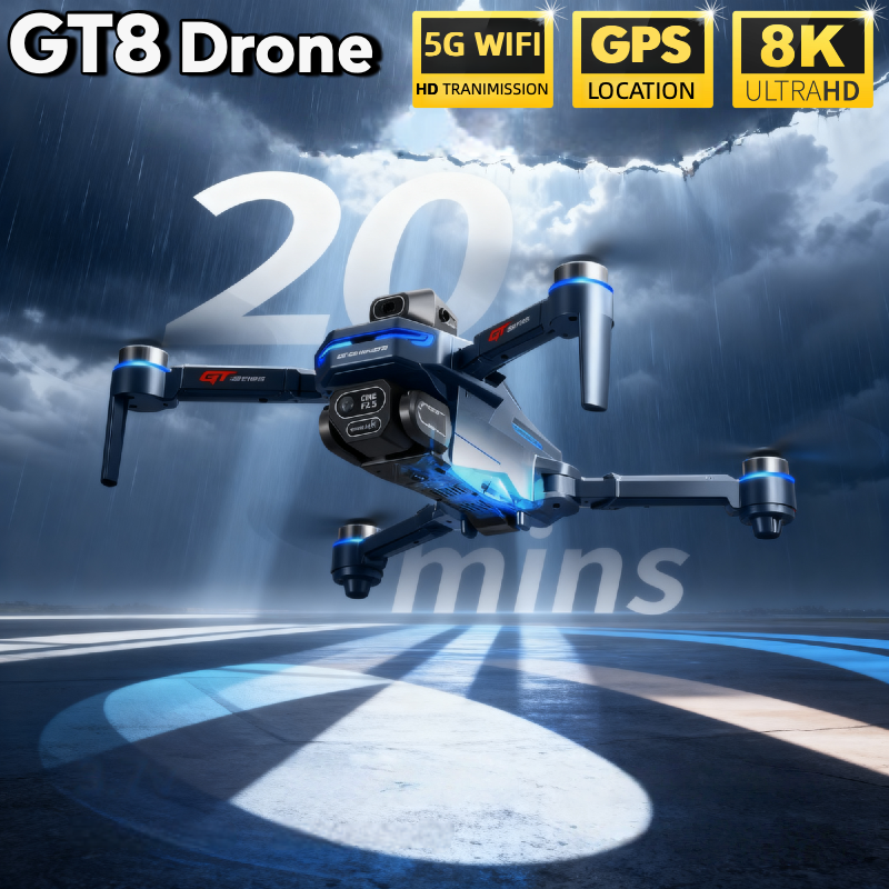 For Genuine GT8 Drone 4K Profe - Drone Thermal Imaging บทวิจารณ์และราคา