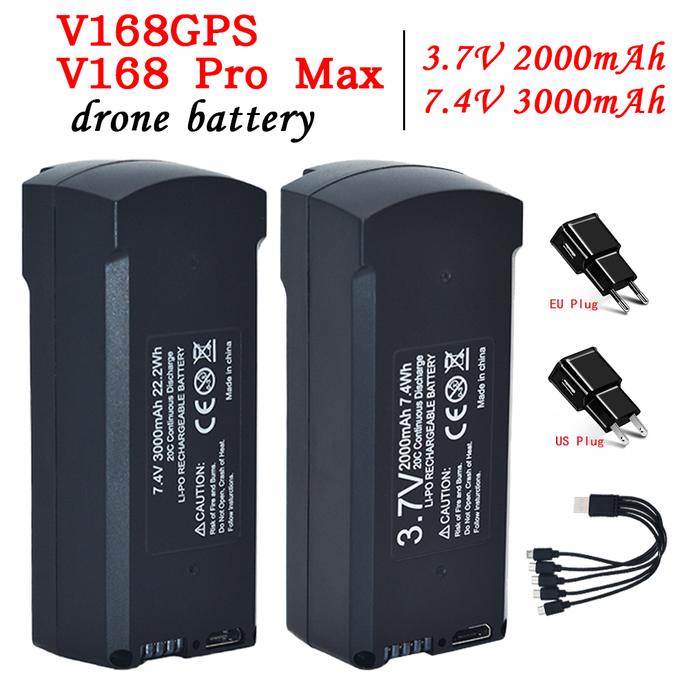 GPS V198 7.4V 3000mAh Battery  - Drone Mapping บทวิจารณ์และราคา